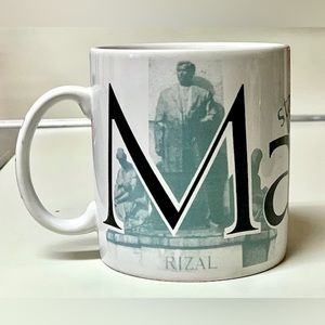 Vintage Discontinued 2002 STARBUCKS COFFEE MANILA City Mug Collector Series